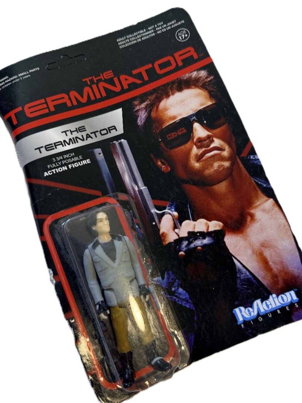 The Terminator for Funko ReAction Action Figure New 3 3/4 Inch Fully Posable